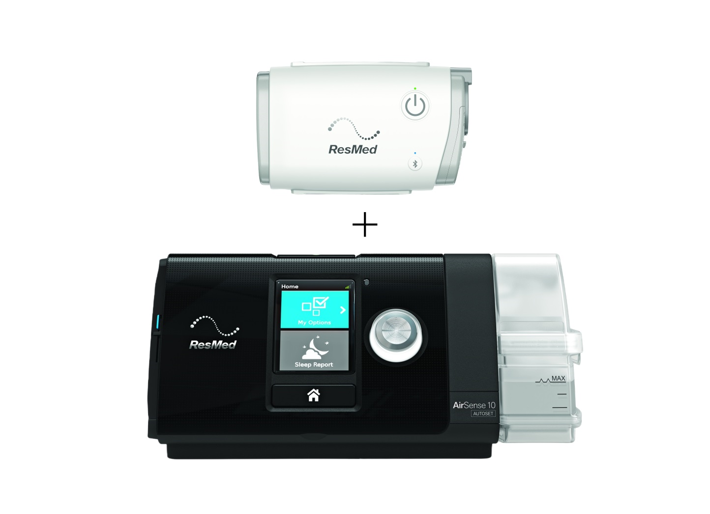 ResMed AirSense 10™ AutoSet Card-to-Cloud Travel Package with AirMini™